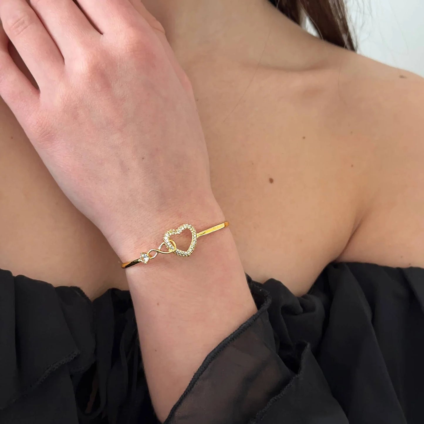 Infinity Love Armband Guld