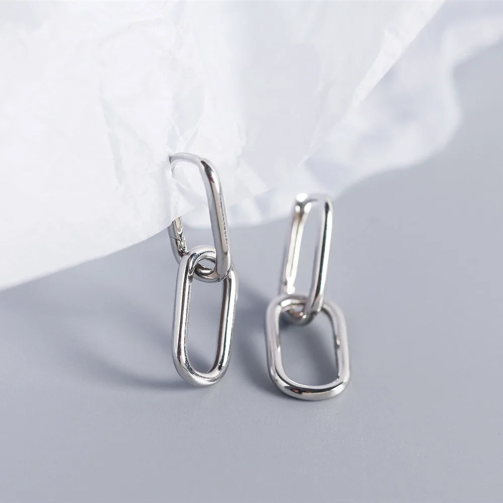OVAL HOOPS EARRINGS Gold