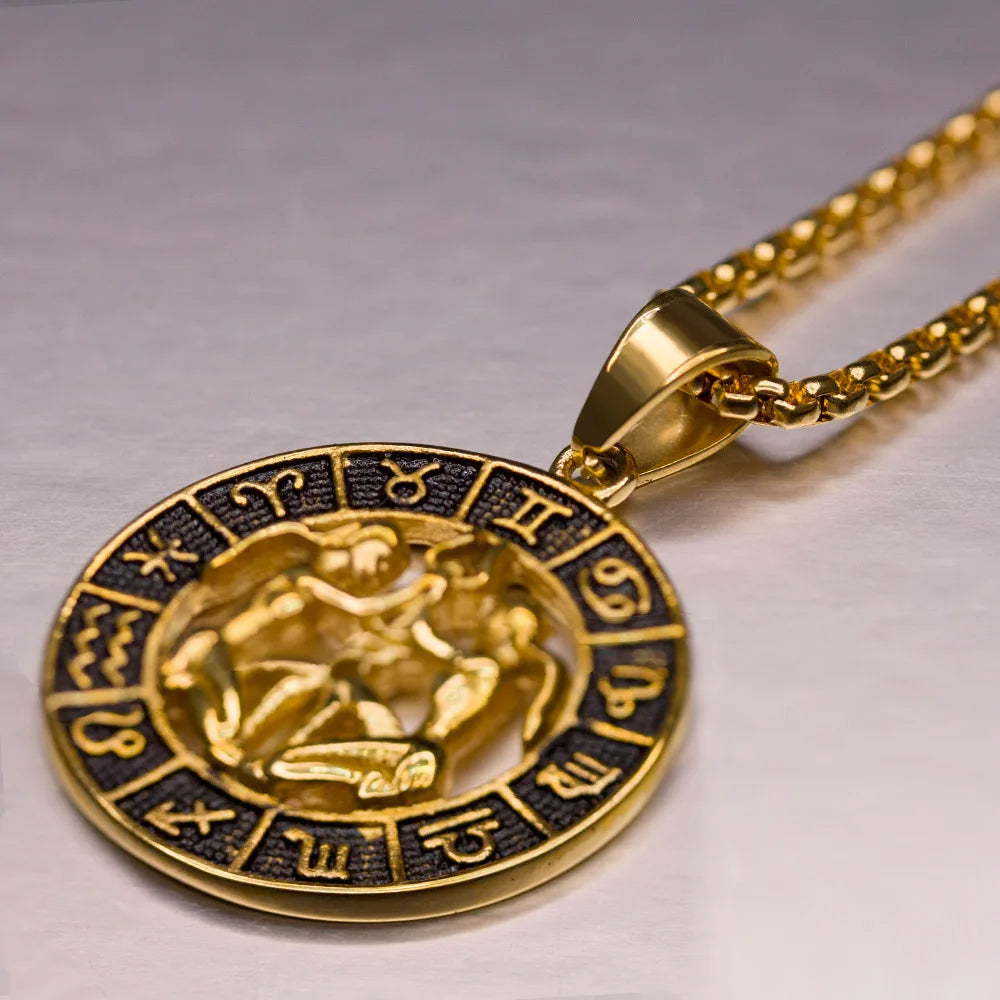 Stjärntecken Halsband – Anpassningsbart Smycke med Valfritt Zodiaktecken