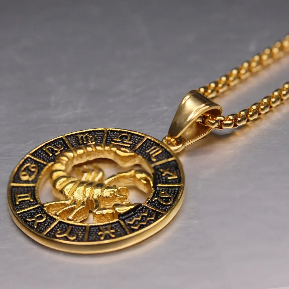 Stjärntecken Halsband – Anpassningsbart Smycke med Valfritt Zodiaktecken