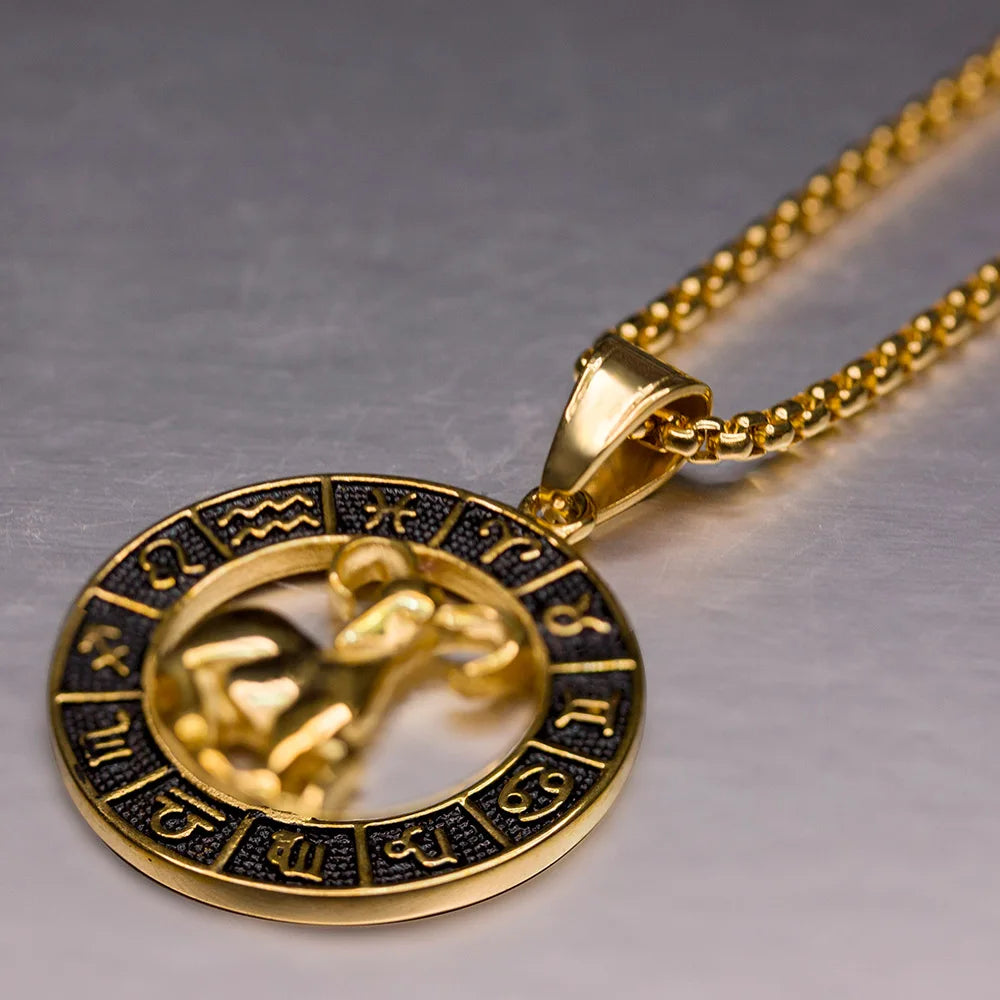 Stjärntecken Halsband – Anpassningsbart Smycke med Valfritt Zodiaktecken