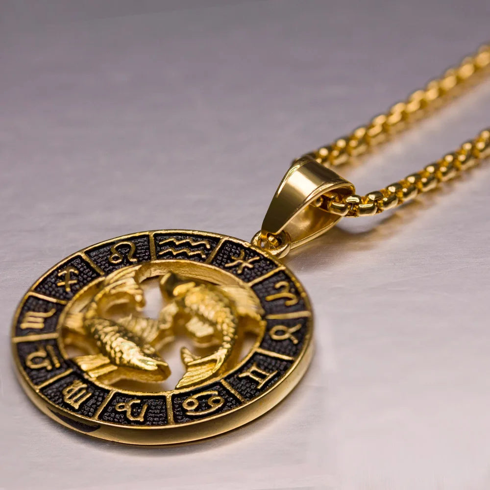 Stjärntecken Halsband – Anpassningsbart Smycke med Valfritt Zodiaktecken