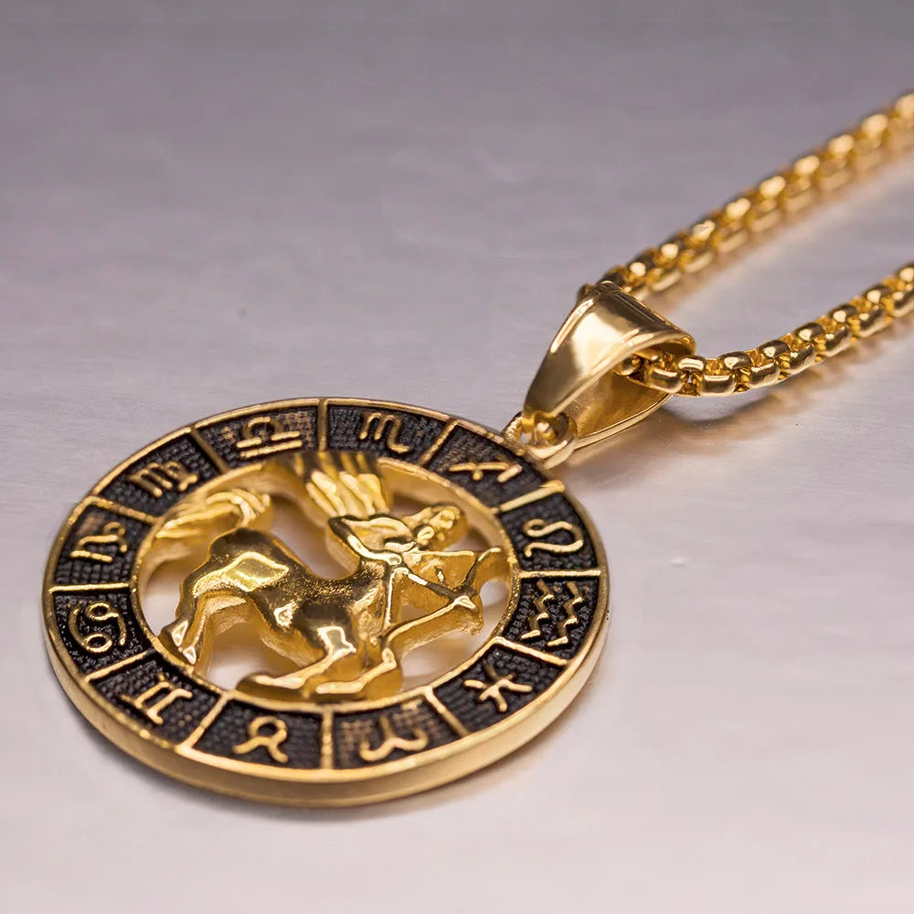 Stjärntecken Halsband – Anpassningsbart Smycke med Valfritt Zodiaktecken