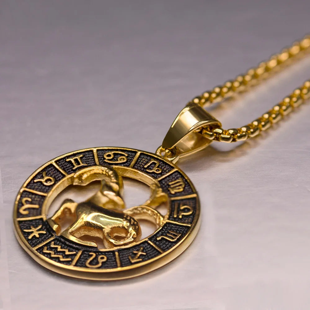 Stjärntecken Halsband – Anpassningsbart Smycke med Valfritt Zodiaktecken