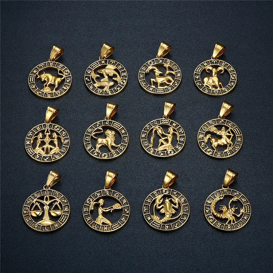 Stjärntecken Halsband – Anpassningsbart Smycke med Valfritt Zodiaktecken