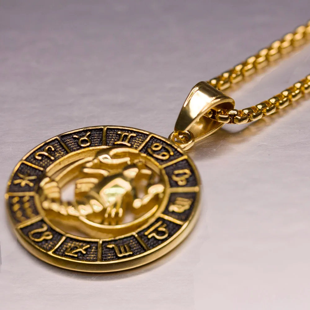 Stjärntecken Halsband – Anpassningsbart Smycke med Valfritt Zodiaktecken