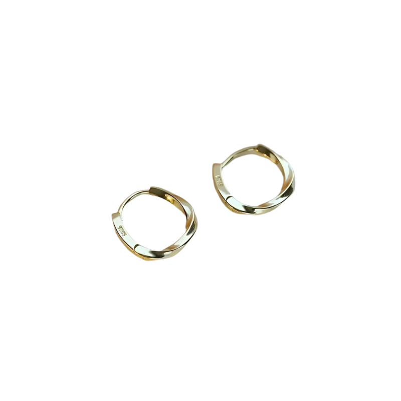 ROUND STUD EARRINGS Gold