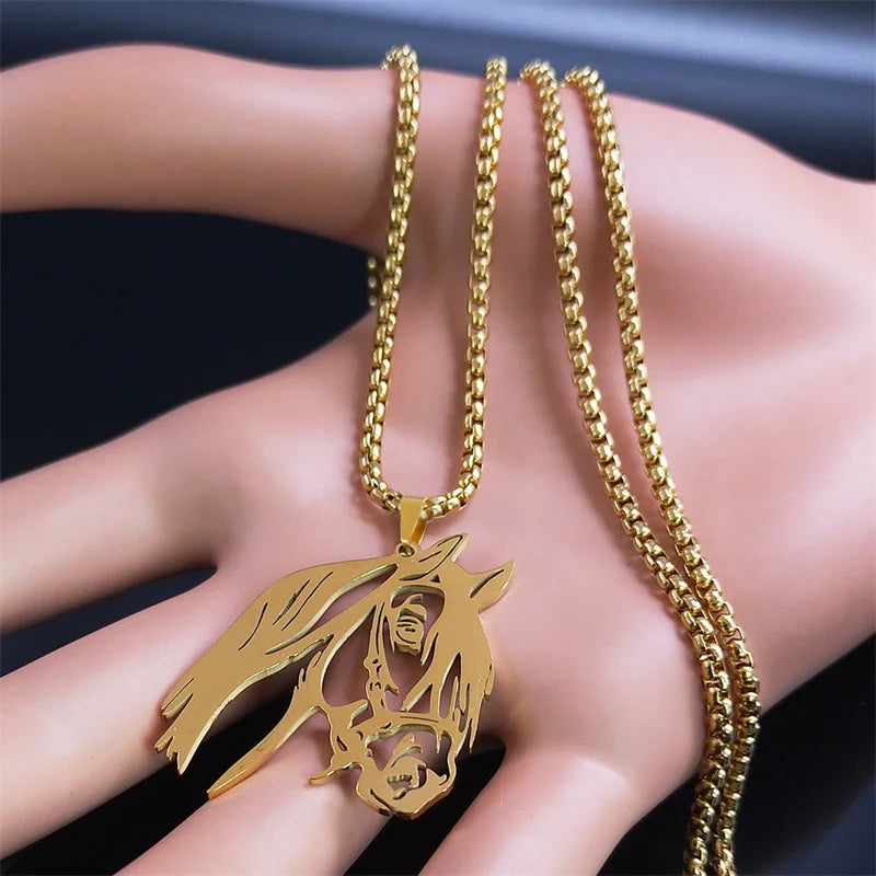 Hästhuvud Halsband – Pendant