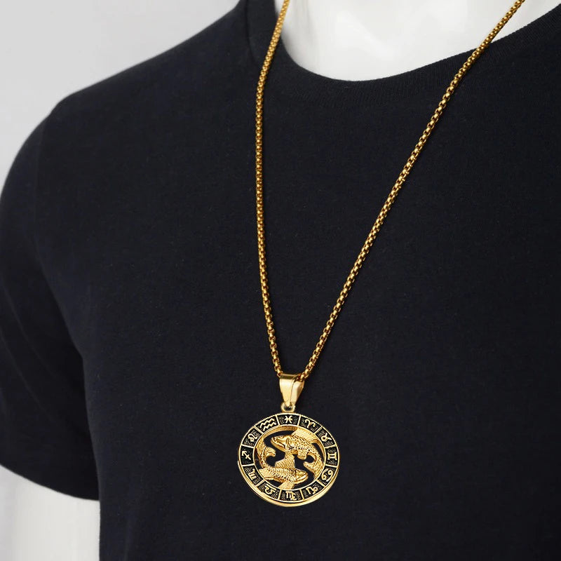 Stjärntecken Halsband – Anpassningsbart Smycke med Valfritt Zodiaktecken