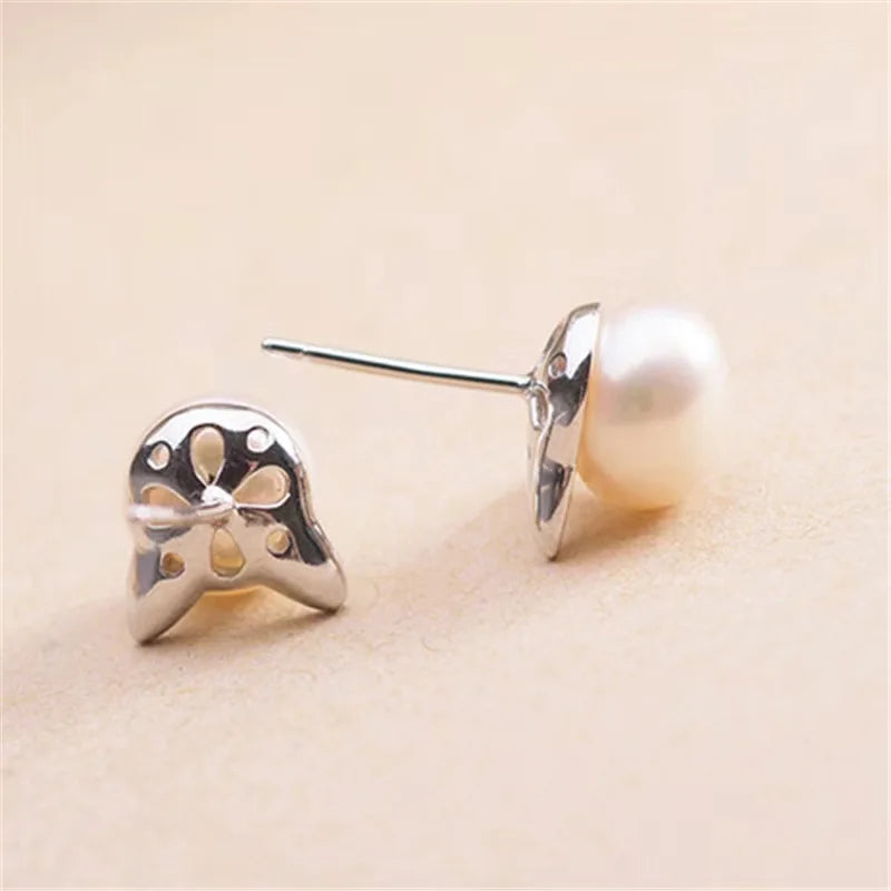 Mini Kattörhängen Studs med Pärla