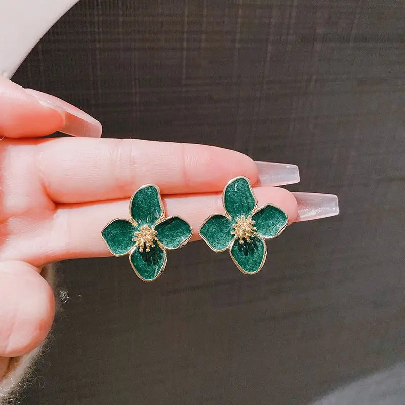 Blomsterstuds Vintage Örhängen