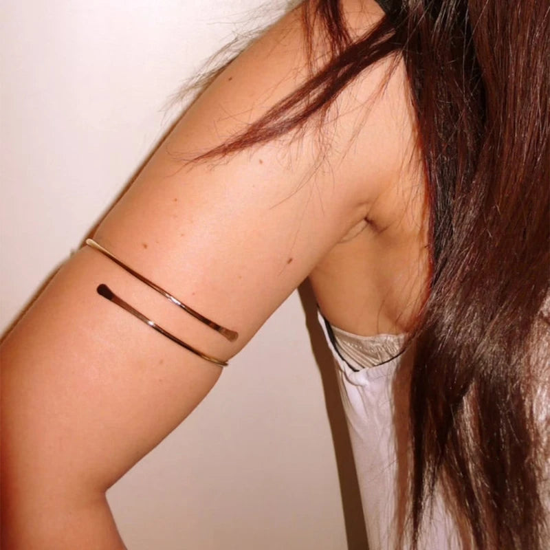 Justerbar Retro Punk Armring – Hip-Hop Stil Armband