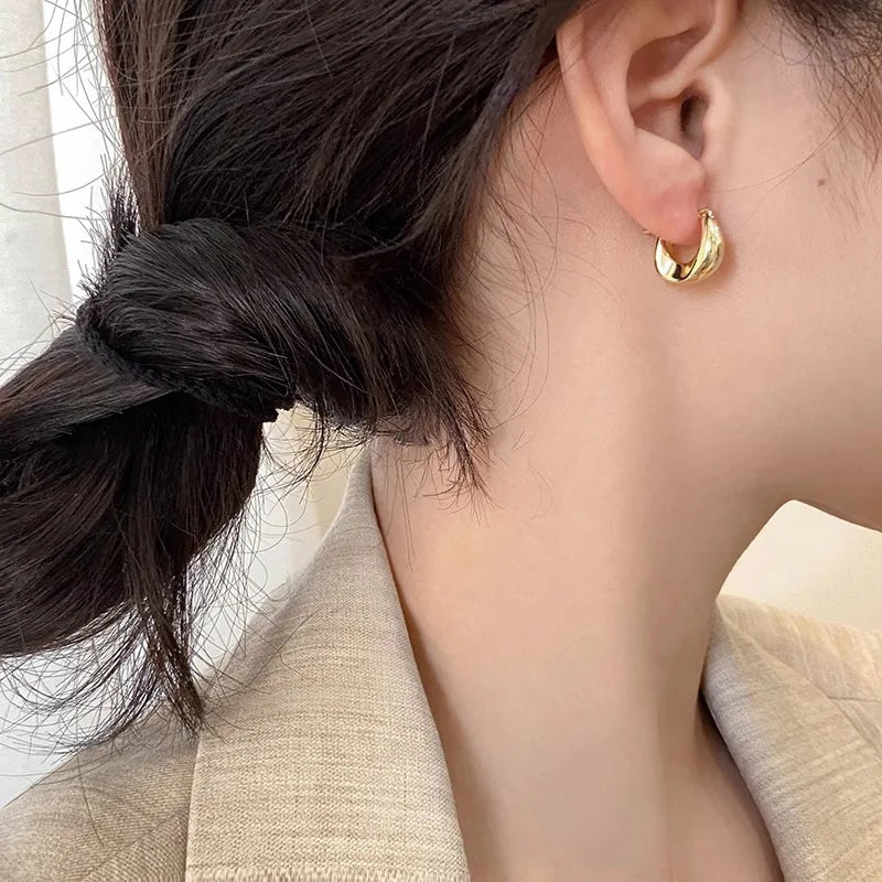 SPIRAL TWIST EARRINGS Silver