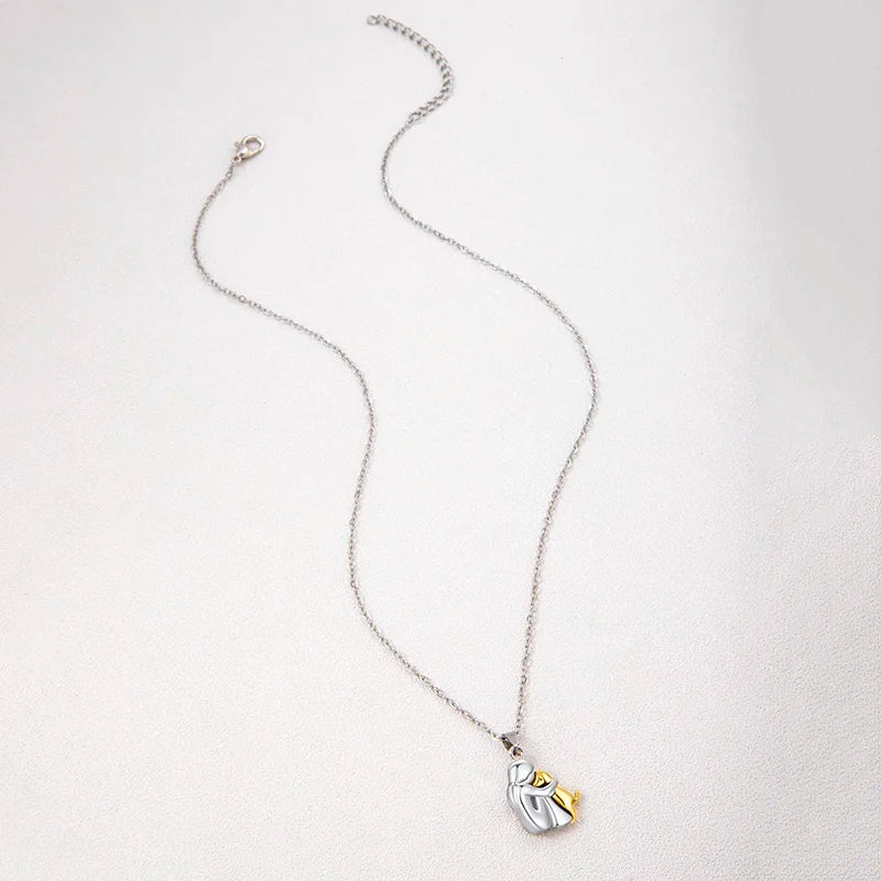 Halsband med Människa och Valp