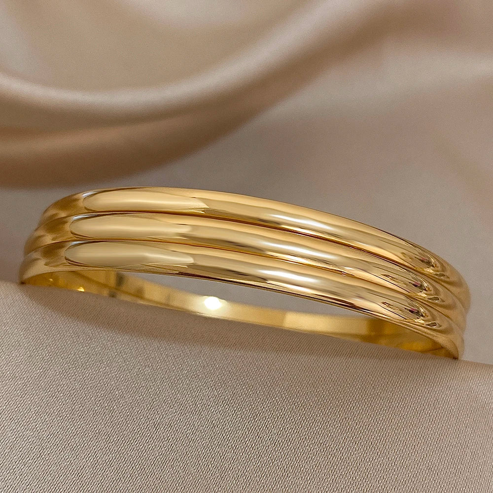 Minimalistiska 18K Guldpläterade Armband