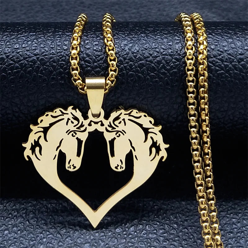Hästhuvud Halsband – Pendant