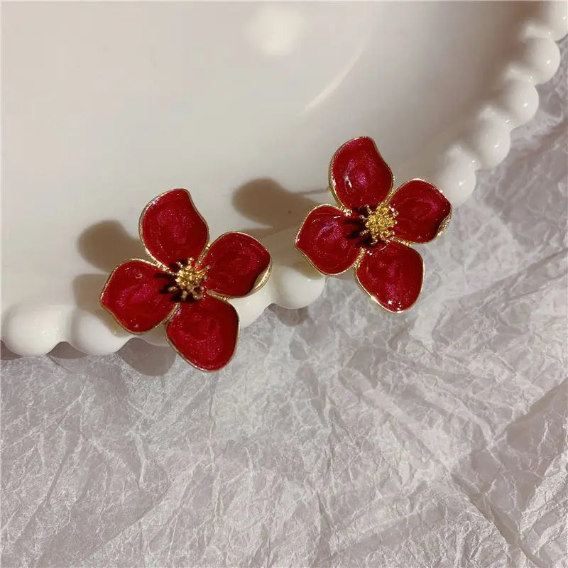 Blomsterstuds Vintage Örhängen