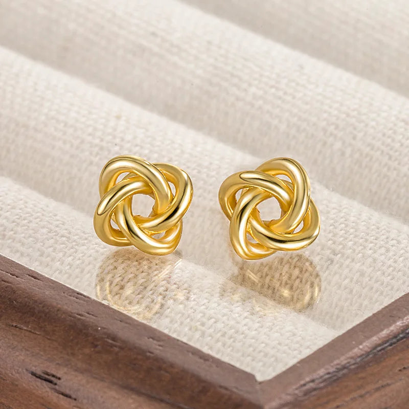Mini Twist Örhängen Guld