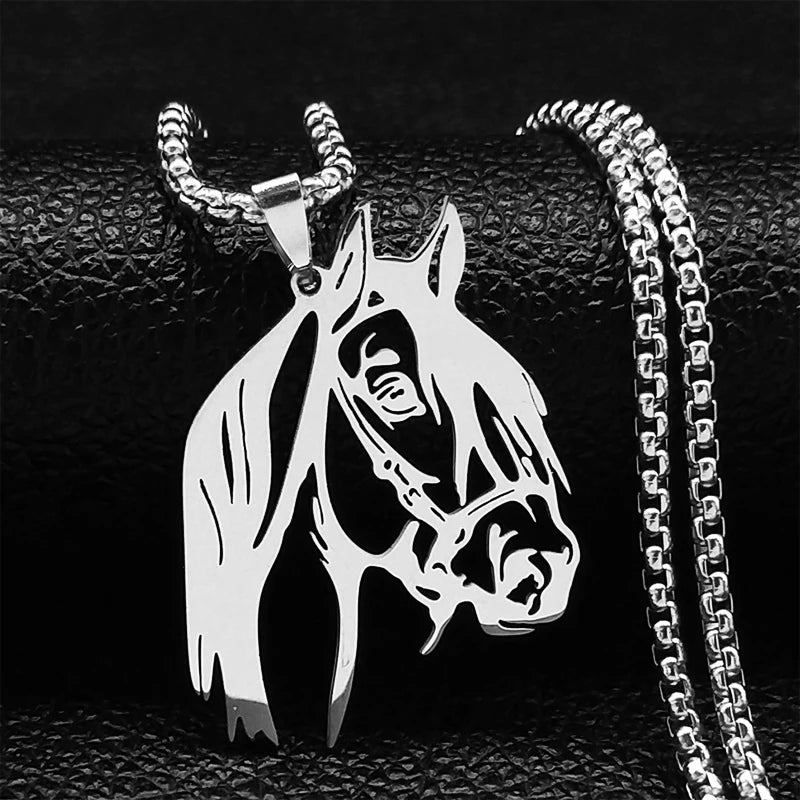 Hästhuvud Halsband – Pendant