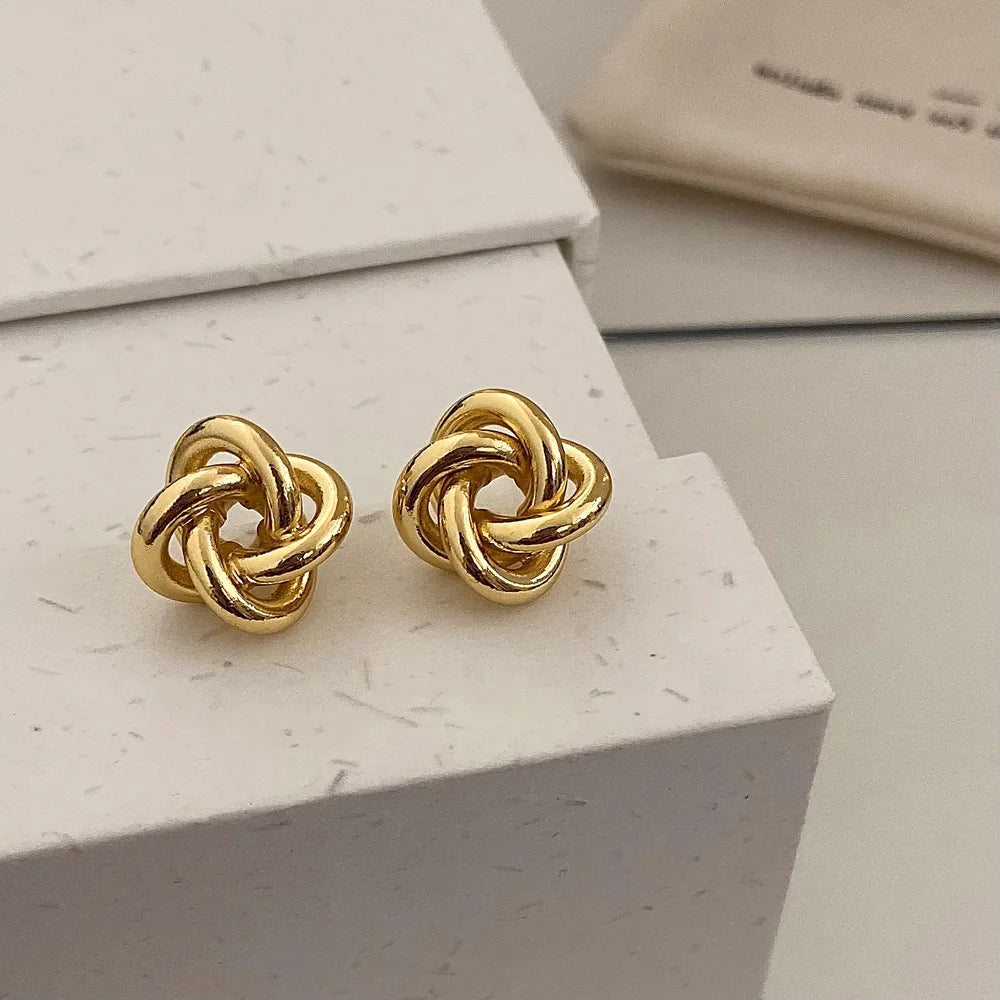 Mini Twist Örhängen Guld