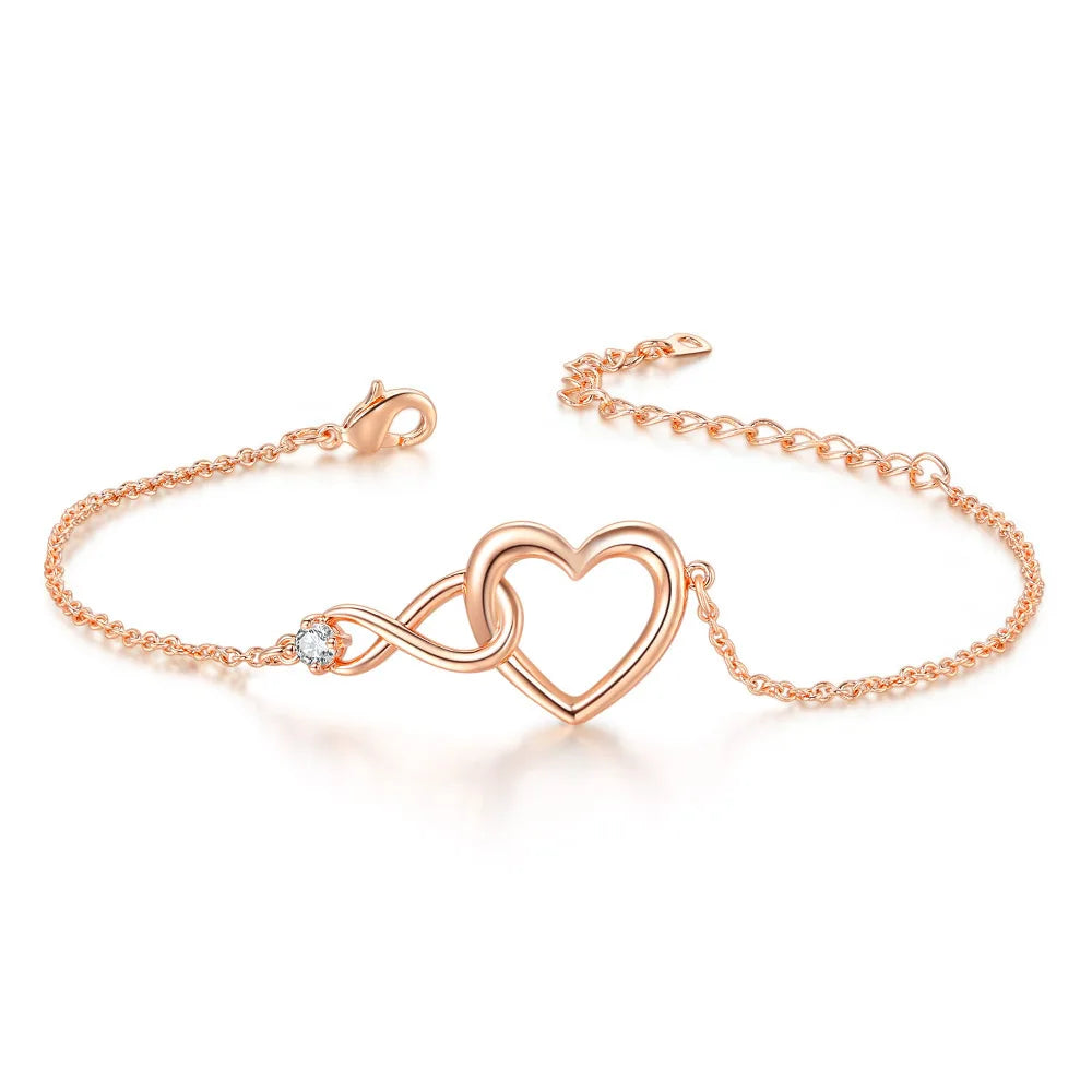 Infinity Love Armband Roséguld