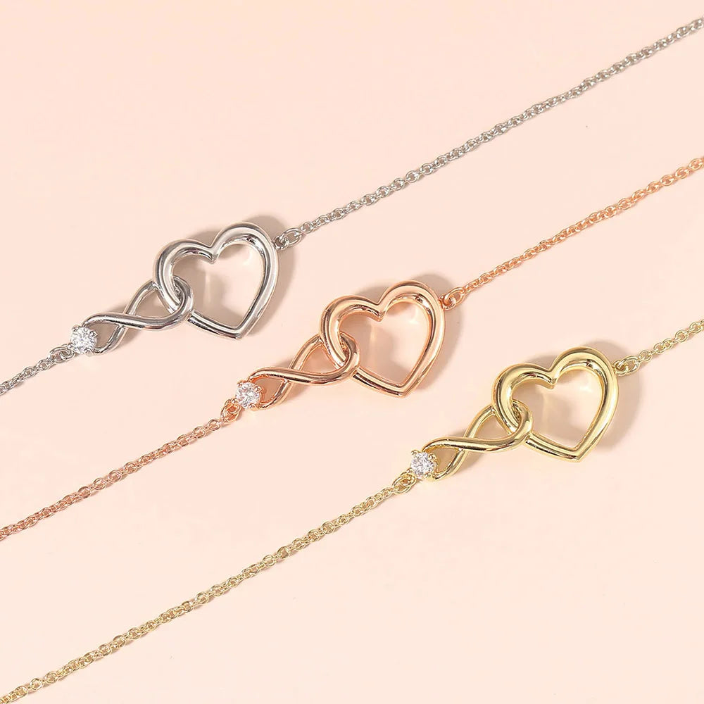 Infinity Love Armband Roséguld