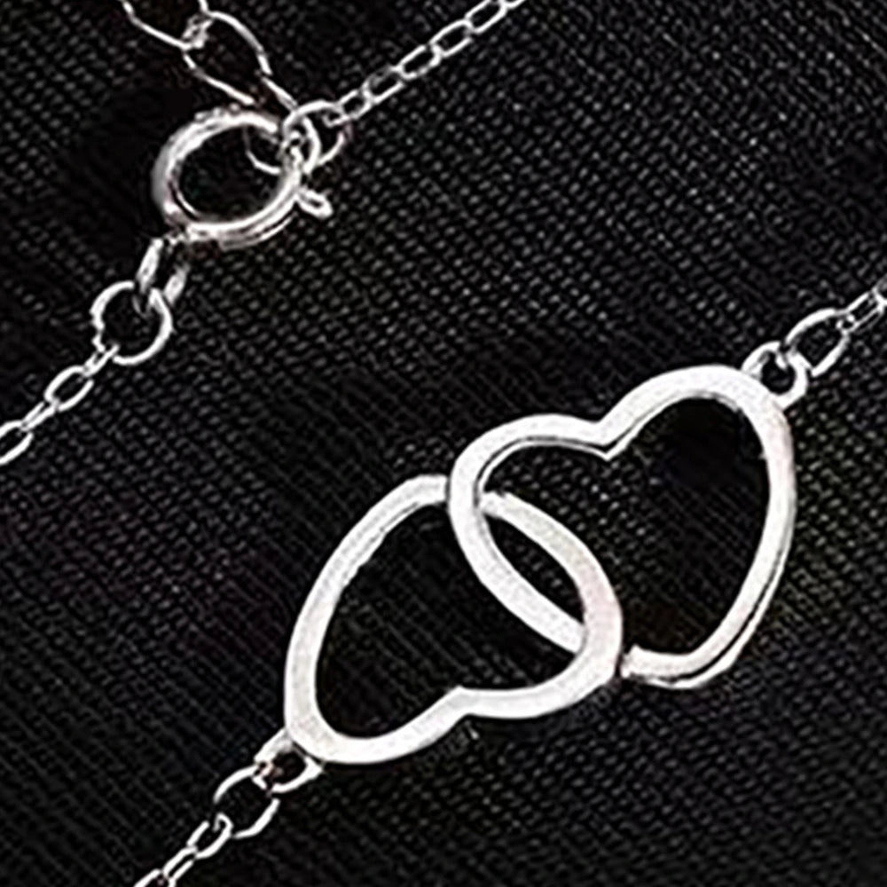 Dubbelhjärta Halsband