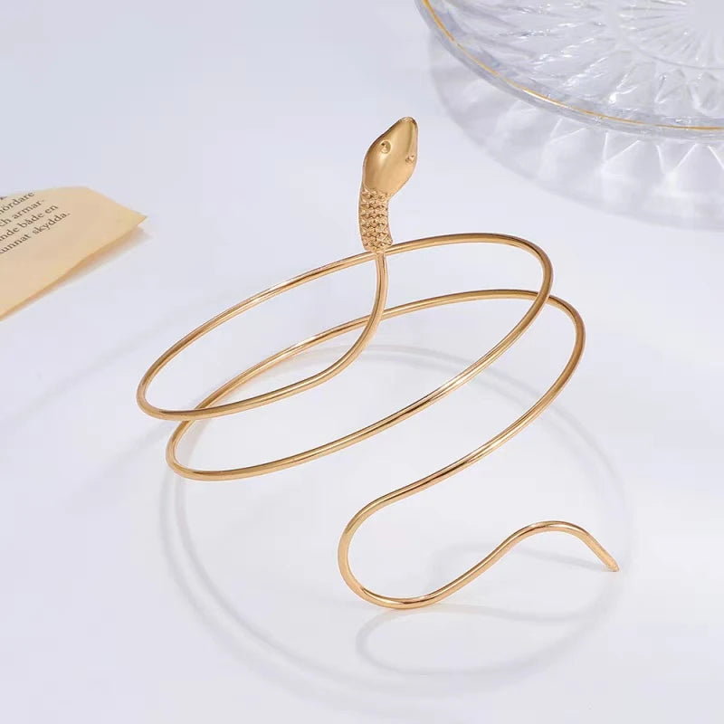 Spiralformat Ormarmband - Öppen Cuff Armlet