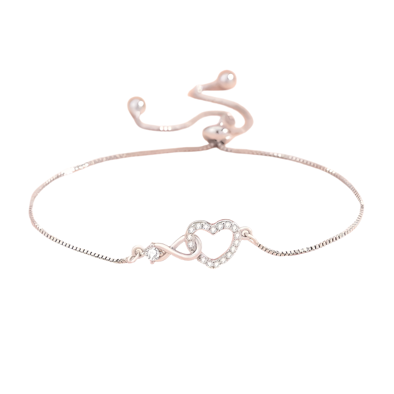 Infinity Love Armband Silver