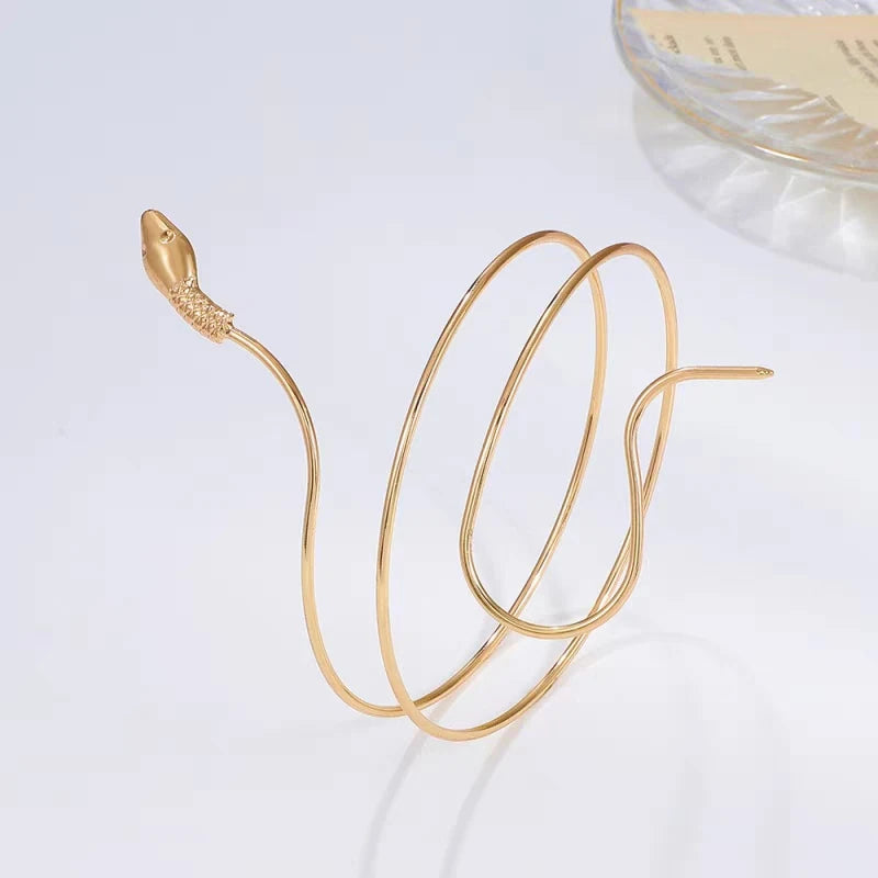 Spiralformat Ormarmband - Öppen Cuff Armlet