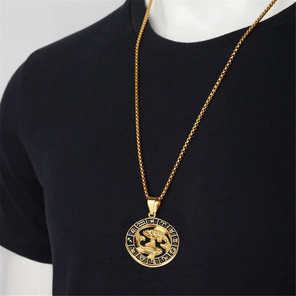 Stjärntecken Halsband – Anpassningsbart Smycke med Valfritt Zodiaktecken