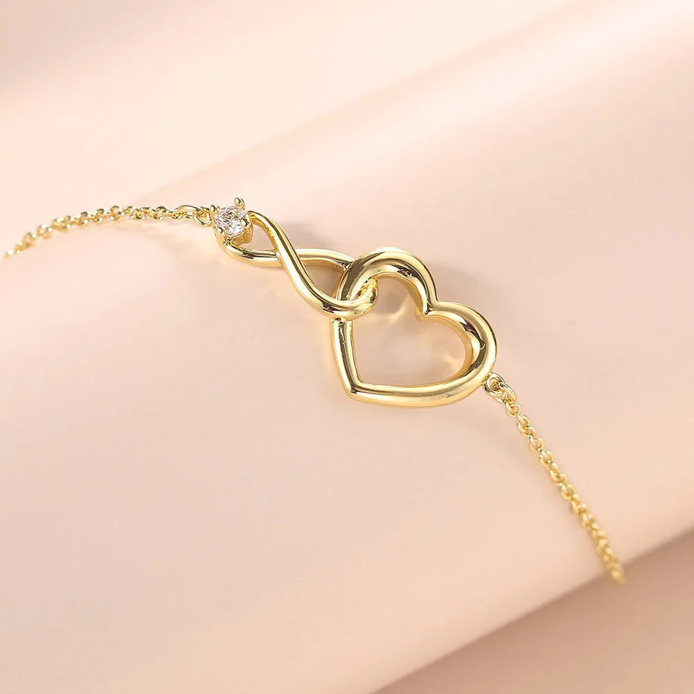Infinity Love Armband Roséguld