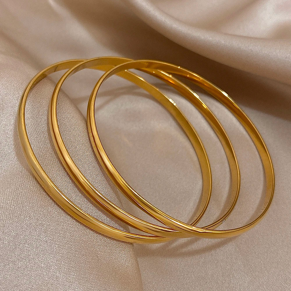 Minimalistiska 18K Guldpläterade Armband