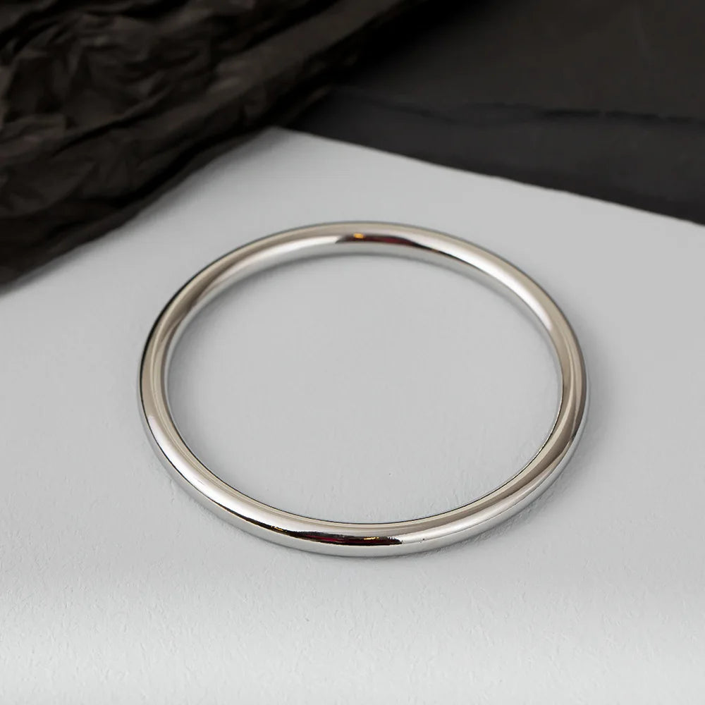 Elegant Armring i Rostfritt Stål