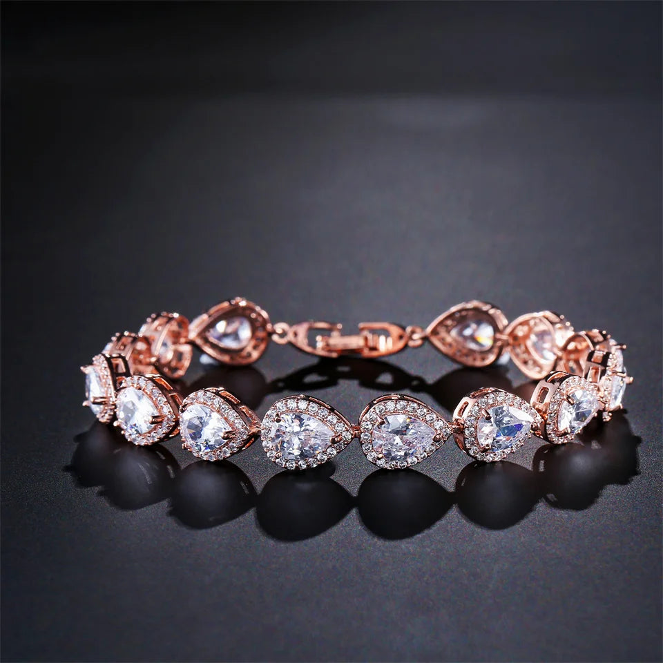 Cubic Circonia Länk Armband