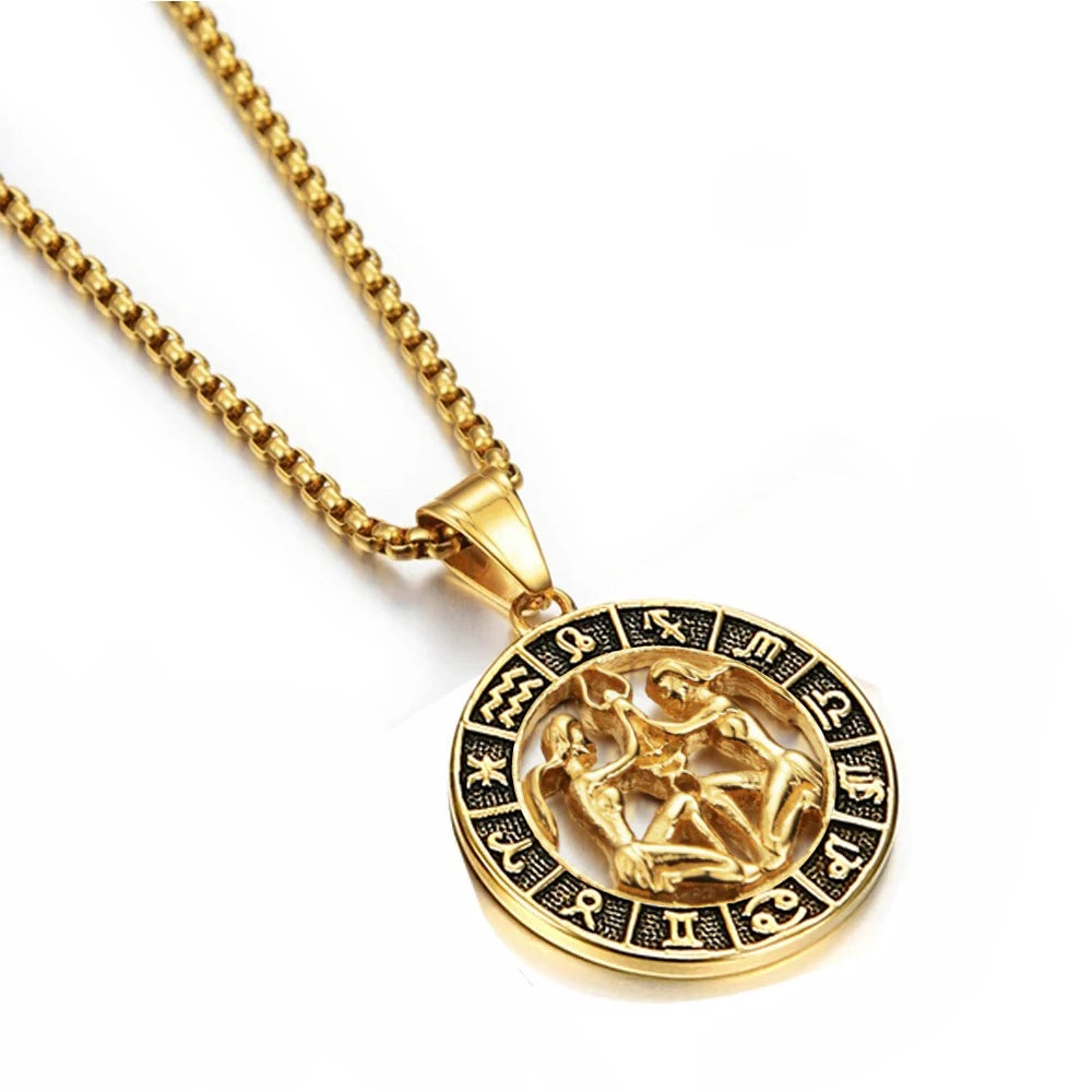 Stjärntecken Halsband – Anpassningsbart Smycke med Valfritt Zodiaktecken