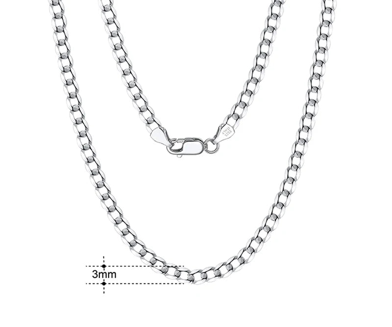 925 Sterling Silver Halsband