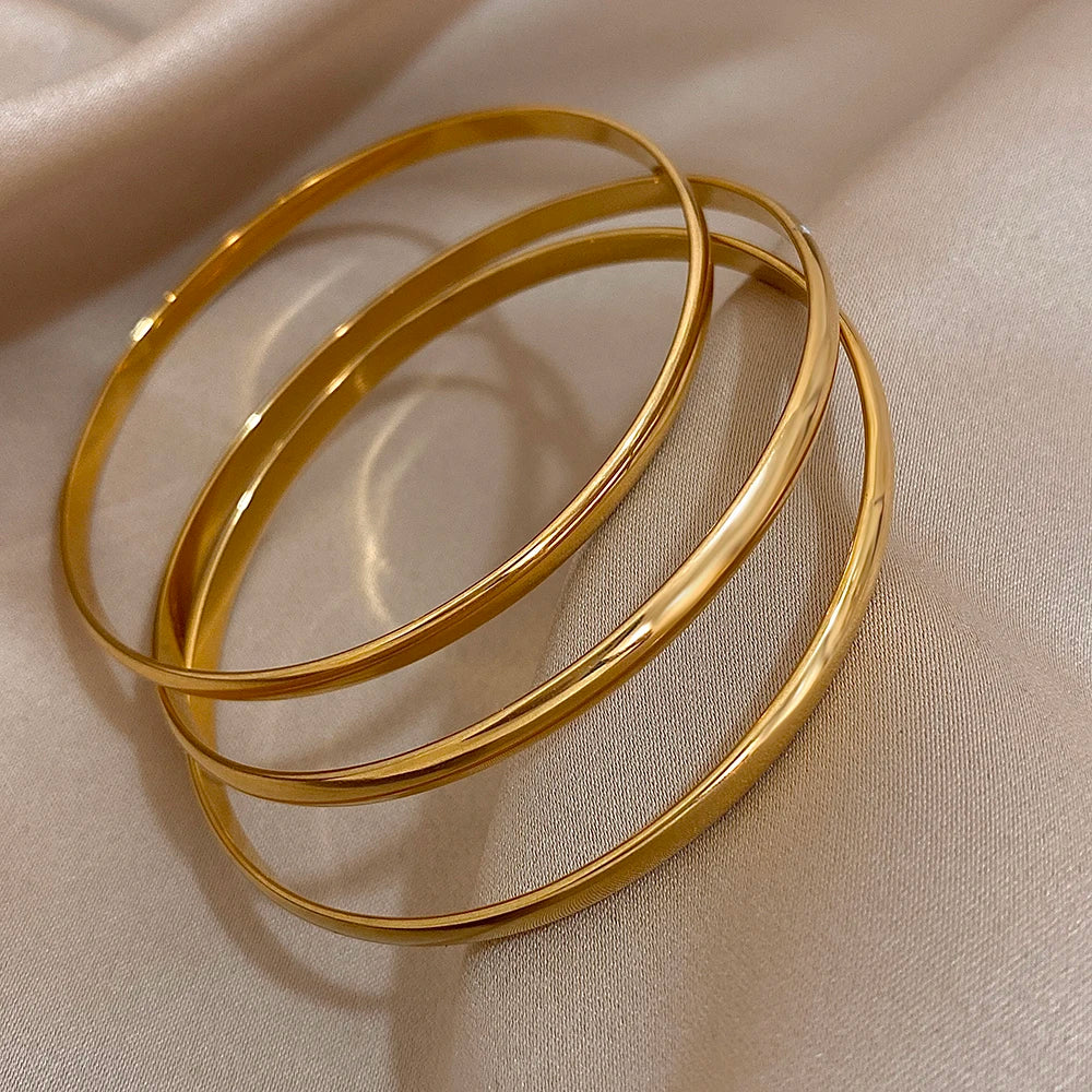 Minimalistiska 18K Guldpläterade Armband