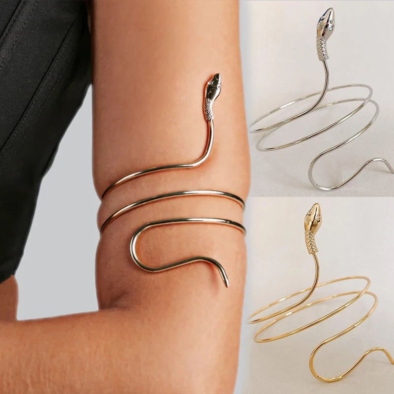 Spiralformat Ormarmband - Öppen Cuff Armlet