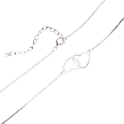 Dubbelhjärta Halsband