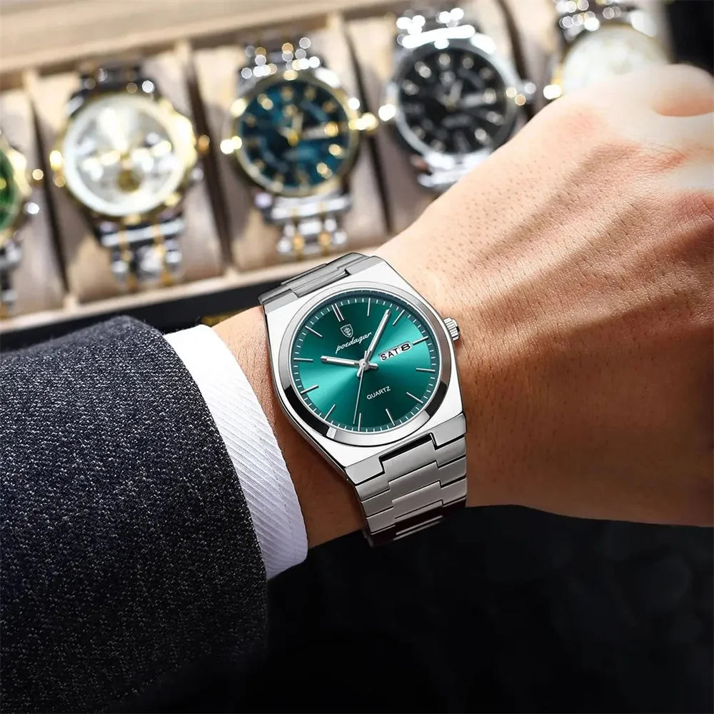 POEDAGAR Luxury Quartz – Calendar Edition