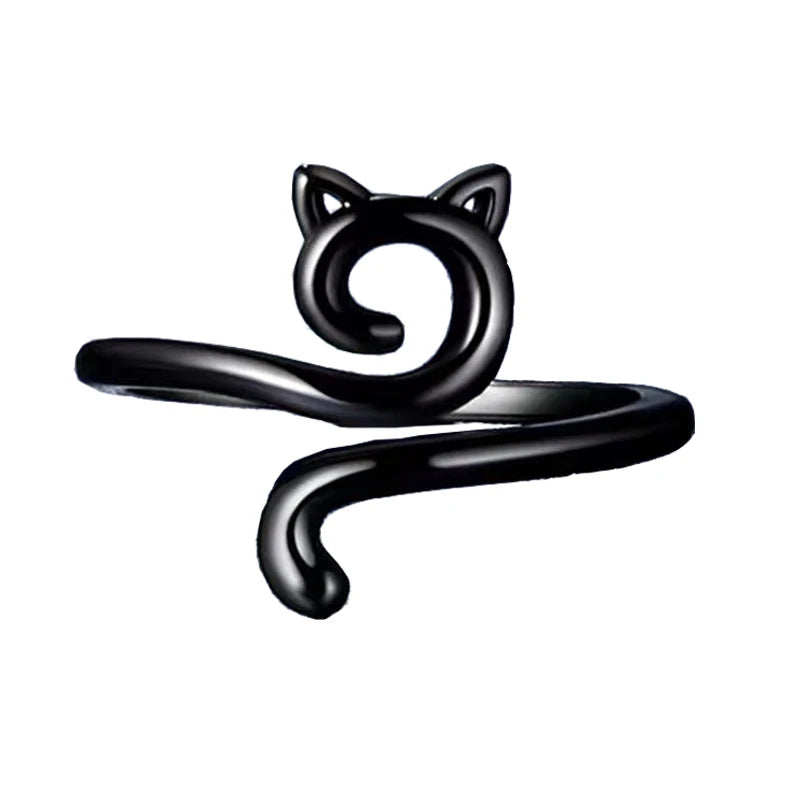 Kattensvans Ring - Justerbar Virkningsring