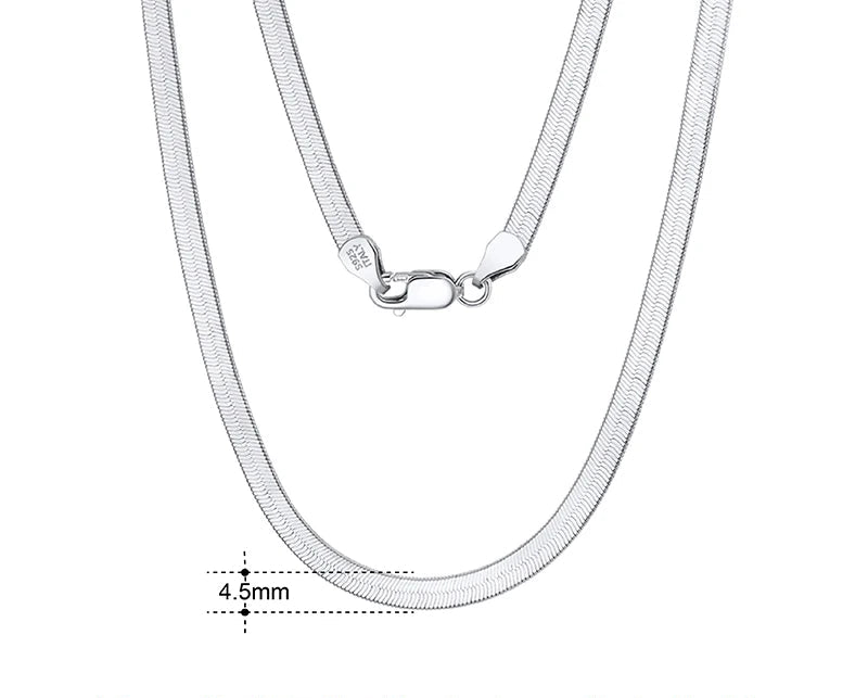 925 Sterling Silver Halsband