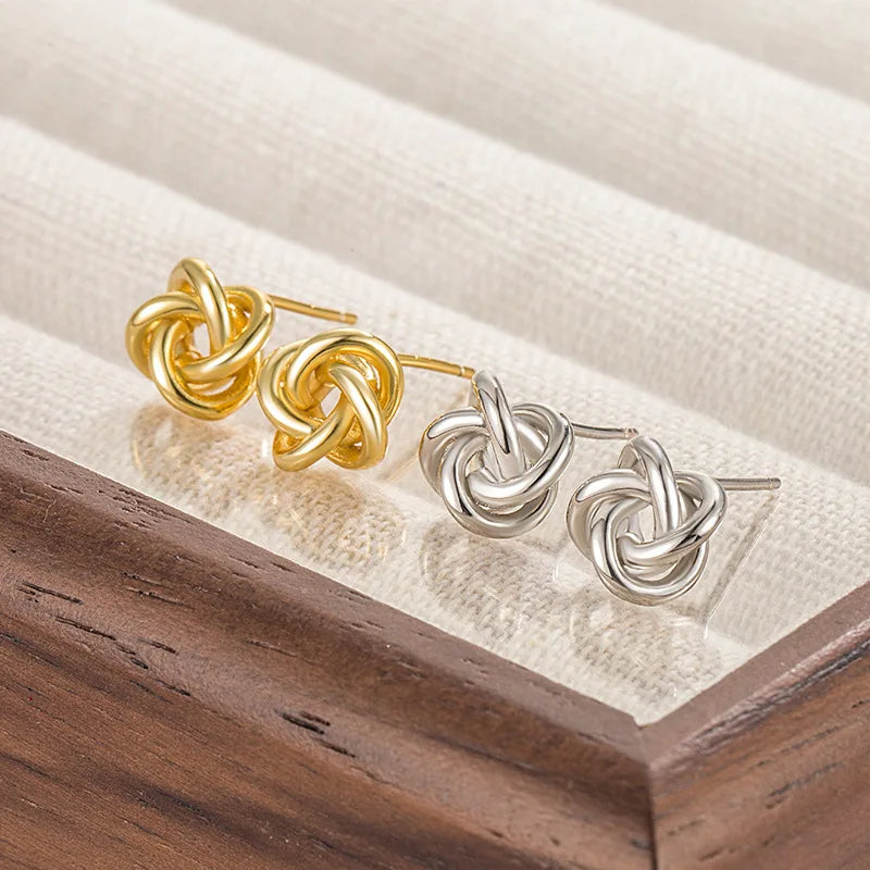 Mini Twist Örhängen Guld