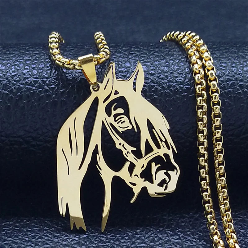 Hästhuvud Halsband – Pendant