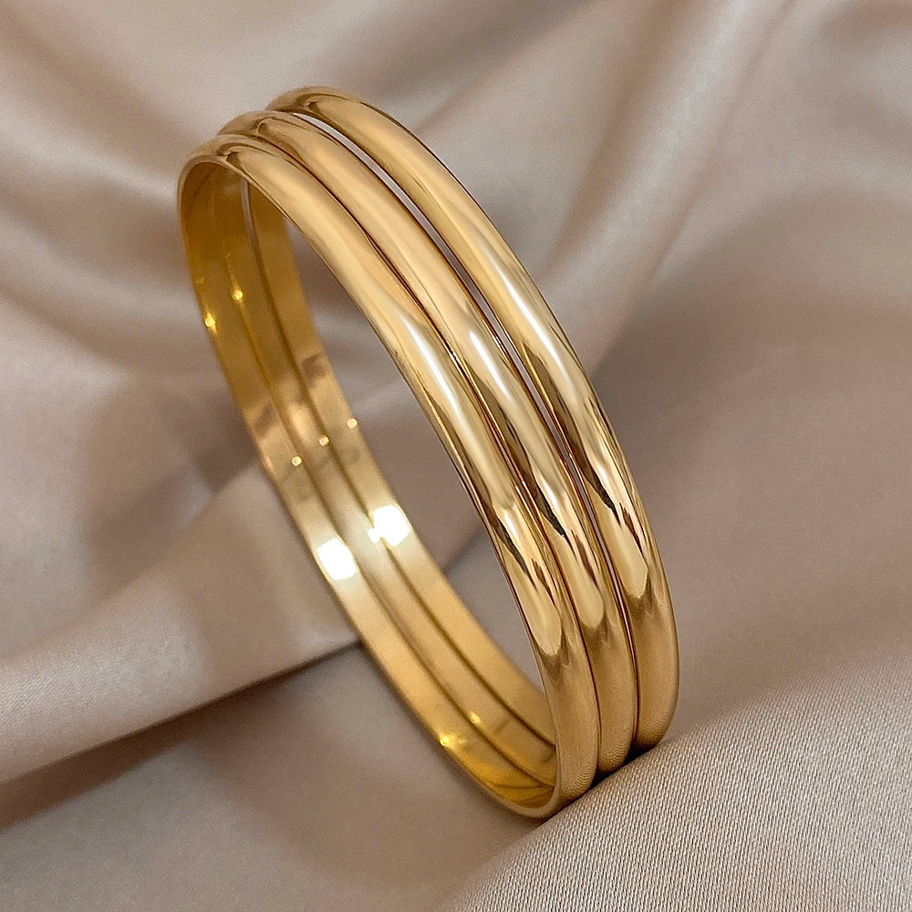 Minimalistiska 18K Guldpläterade Armband