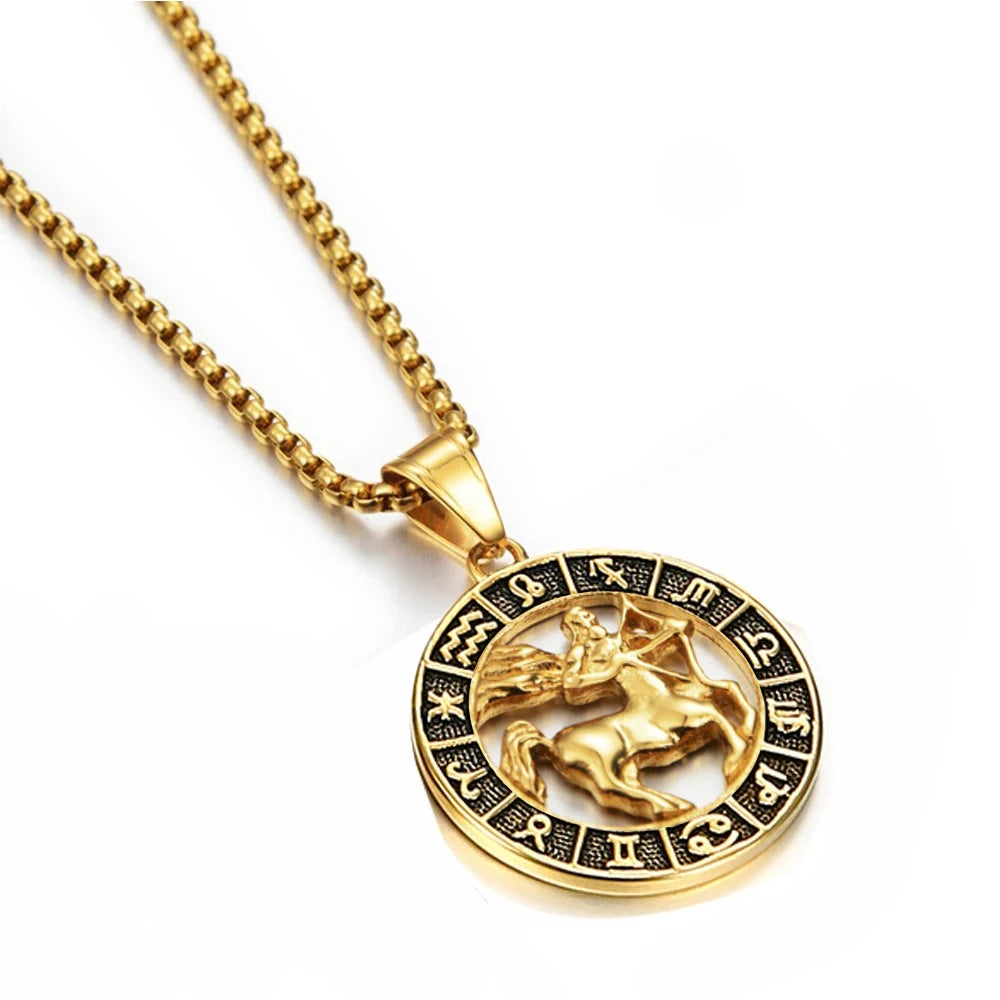 Stjärntecken Halsband – Anpassningsbart Smycke med Valfritt Zodiaktecken