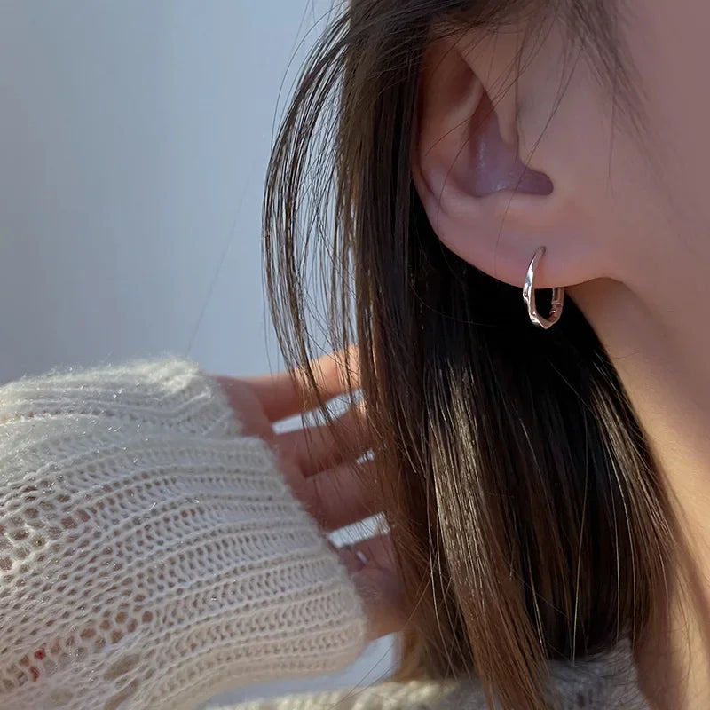 ROUND STUD EARRINGS Gold