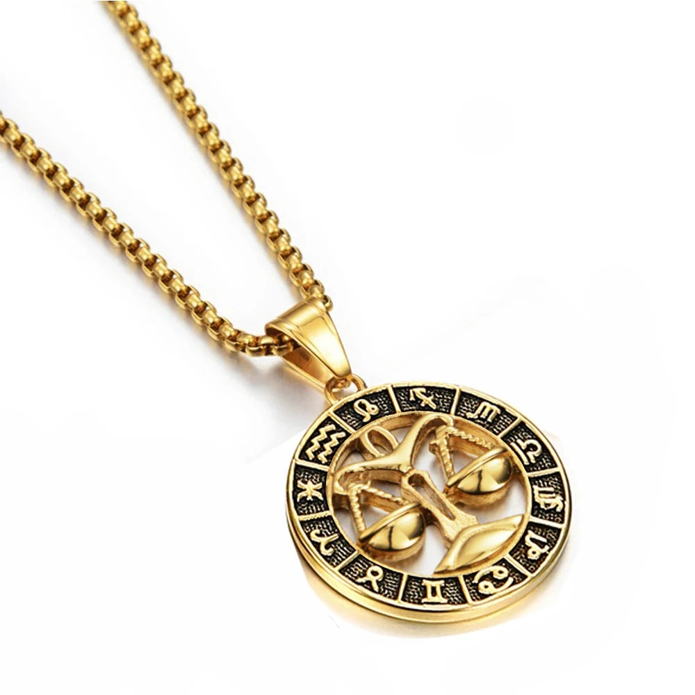 Stjärntecken Halsband – Anpassningsbart Smycke med Valfritt Zodiaktecken
