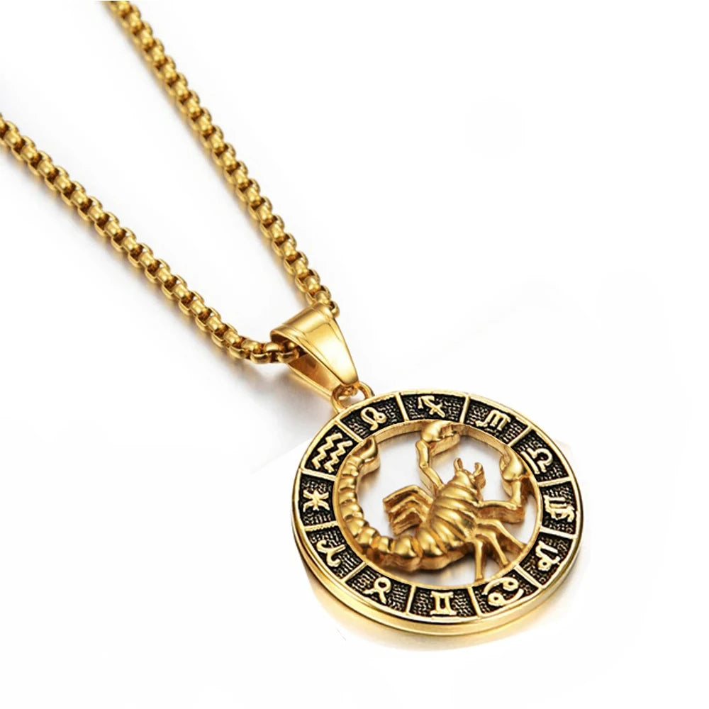 Stjärntecken Halsband – Anpassningsbart Smycke med Valfritt Zodiaktecken